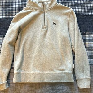 The Black Dog grey half zip. Kids size large